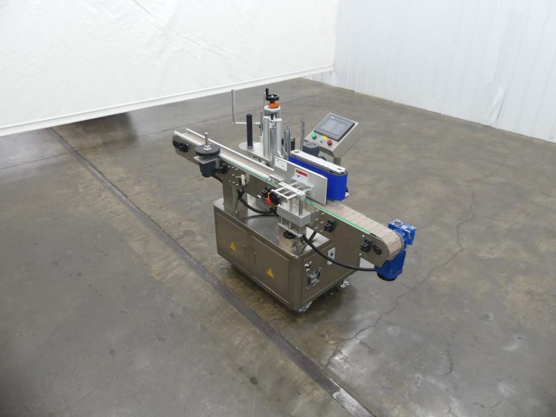 Stainless Steel Wraparound Glue Labeler with 4 Inch Wide x 78 Inch Long Conveyor - Image 2 of 40