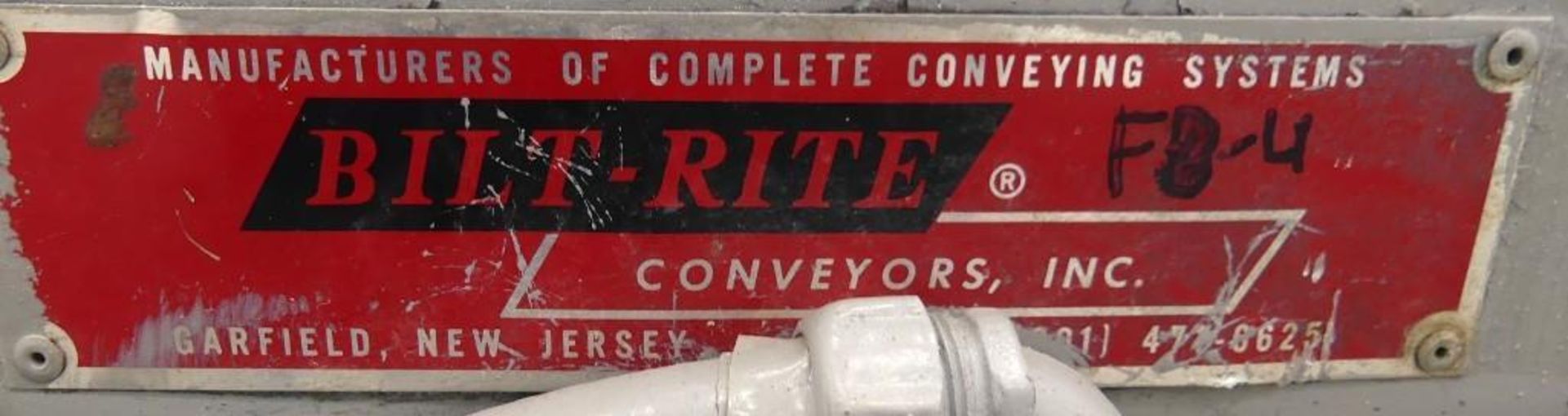 Bilt-Rite F-4 122" L by 6" W Smooth Top Belt Conveyor - Image 10 of 10