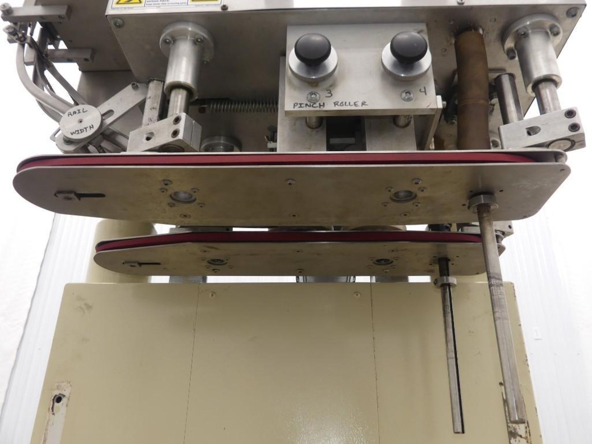 Kaps-All Model E4 Spindle Capper with a Feed Systems FSRF-24 Cap Feeder - Image 20 of 35