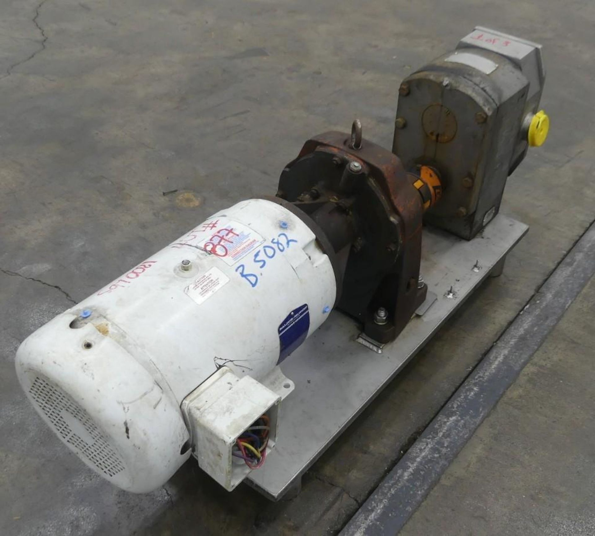 Baldor Motor with Crepaco Positive Displacement Pump - Image 2 of 7