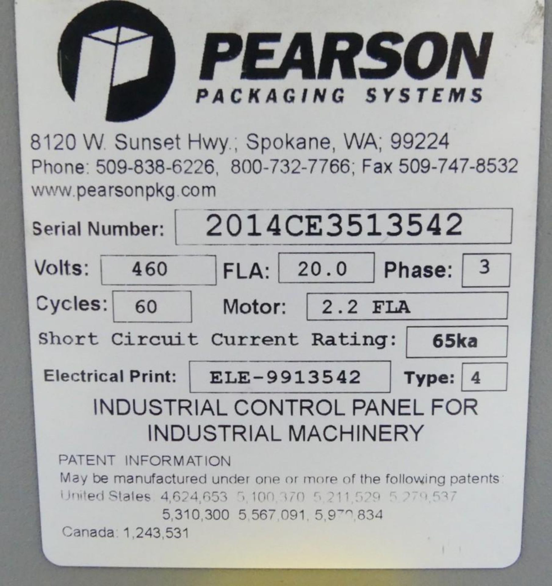 Pearson CE35-G Glue Case Erector - Image 15 of 17