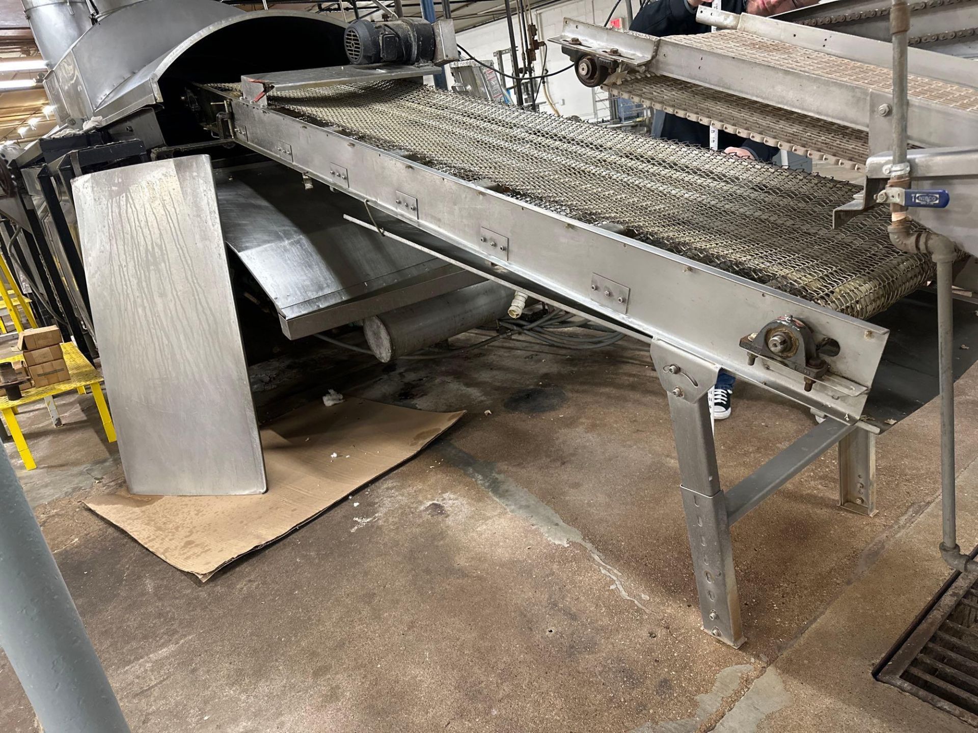 9' Stainless Steel Mesh Conveyor - Image 4 of 6