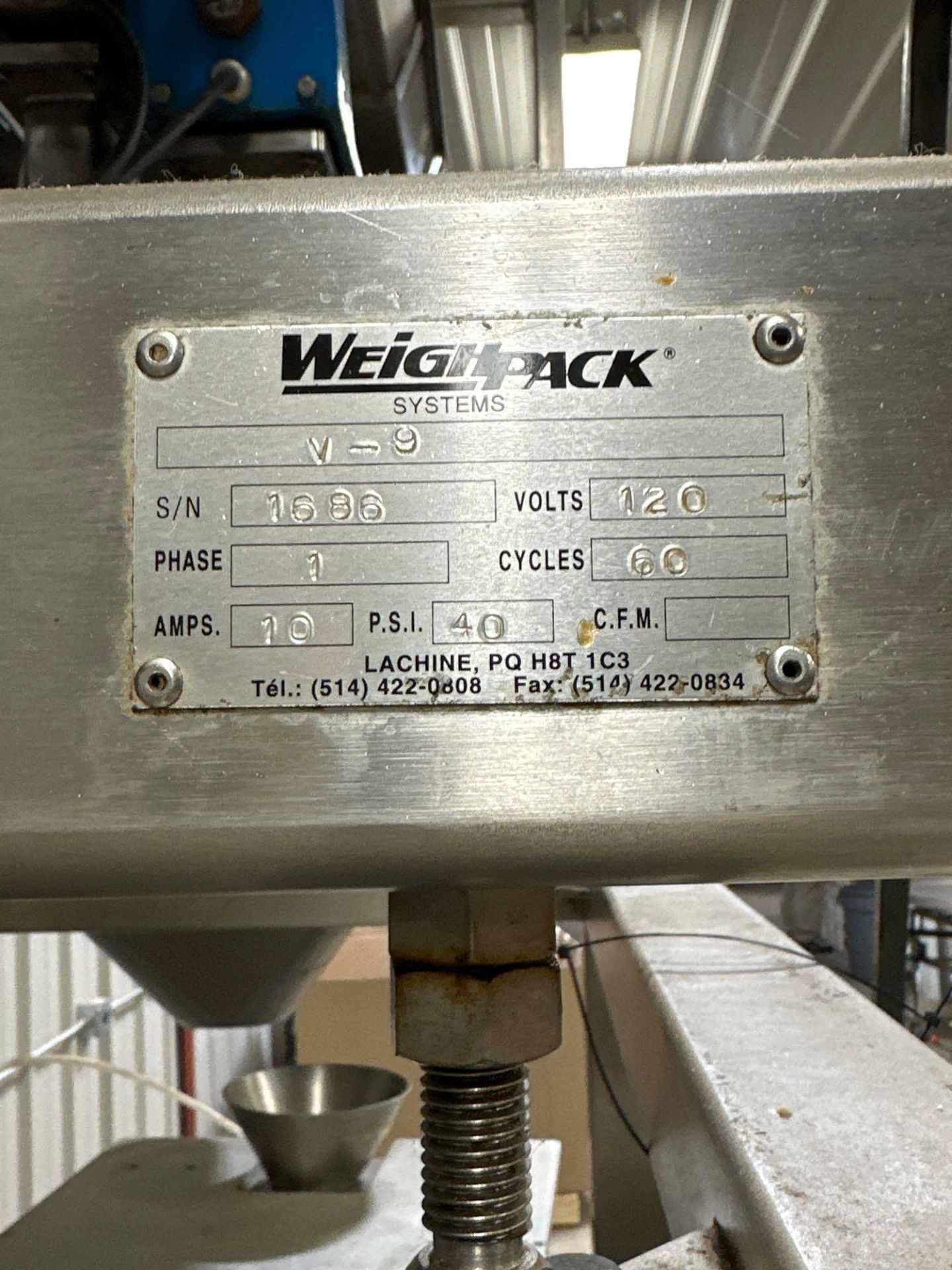 Weighpack V-9 Stainless Steel Dual Lane Linear Scale Scale - Image 2 of 11