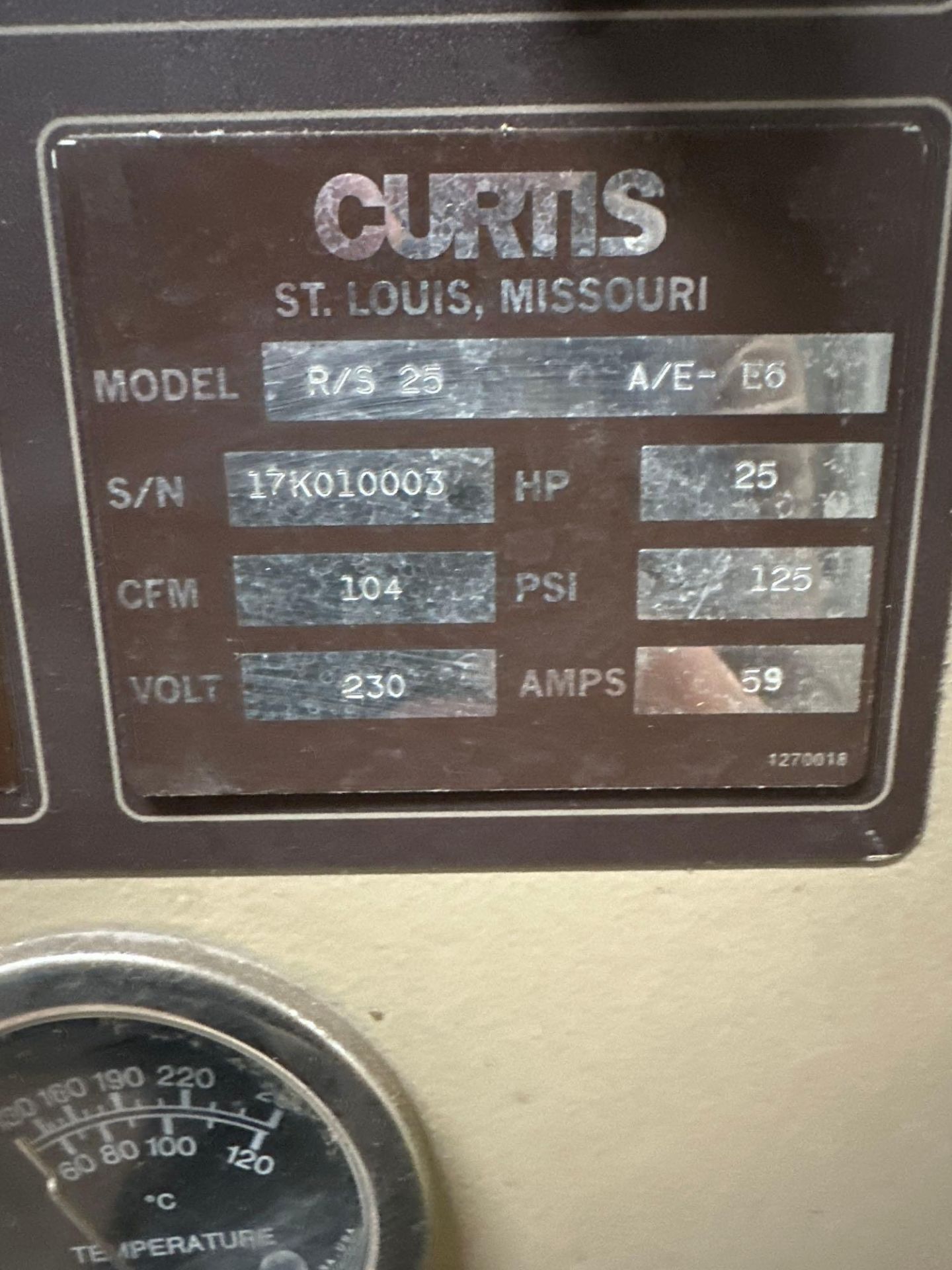 Curtis R/S Series model R/S A/E-E6 - Image 6 of 10