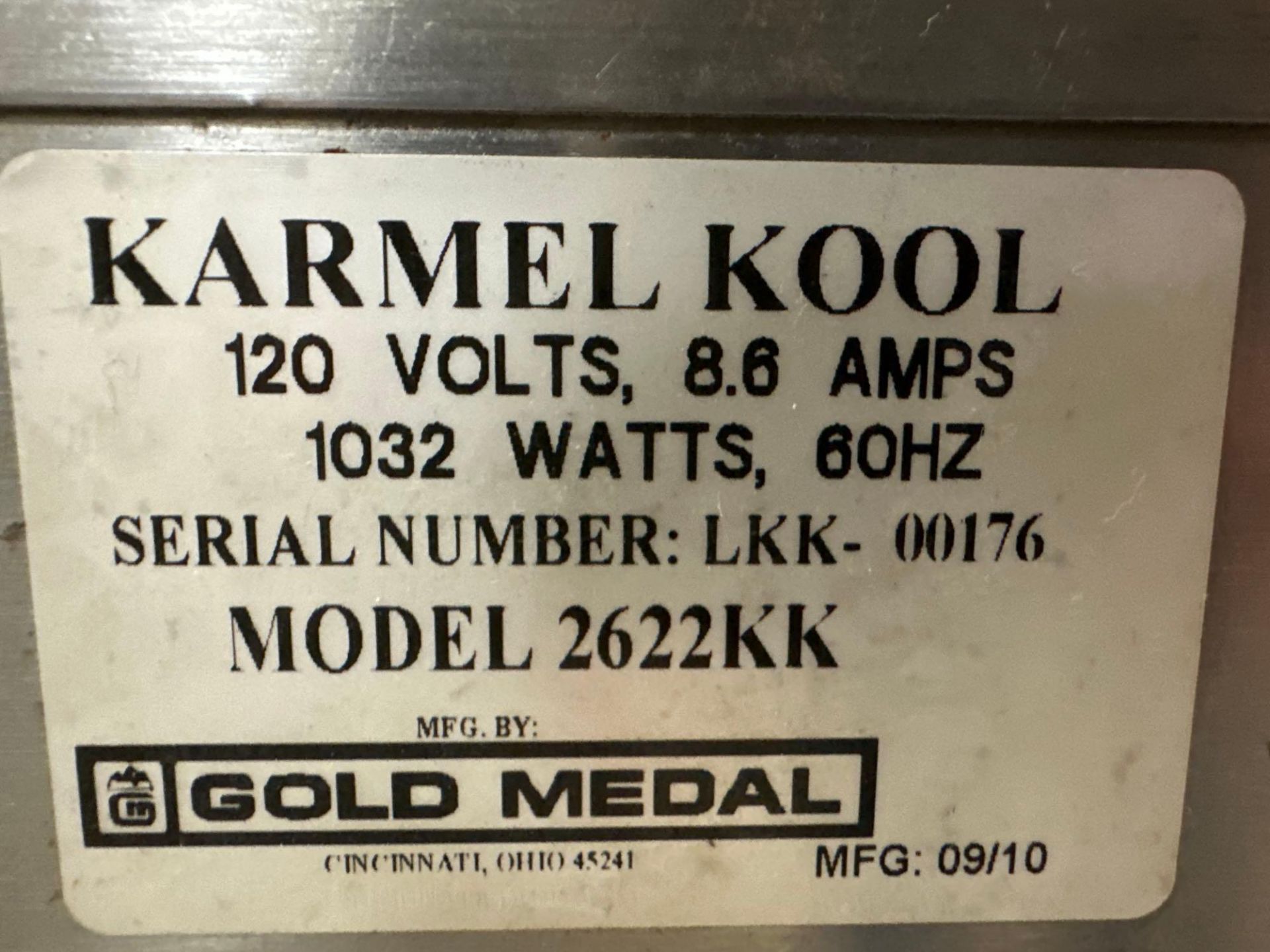 Karmel Kool 2622KK 40" x 60" Cooling Table - Bild 5 aus 9