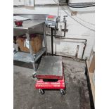 Ohaus Table Top Scale on Casters