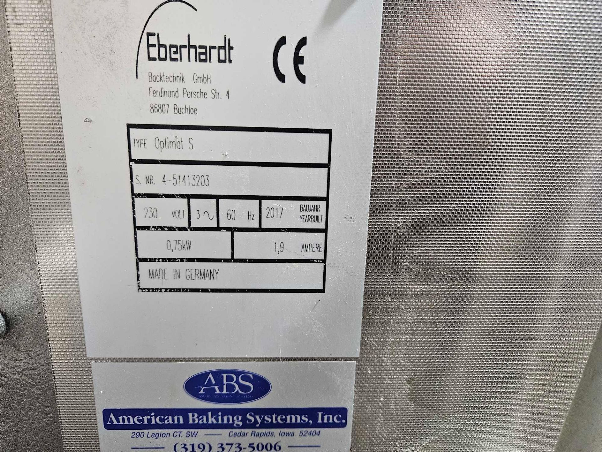 Eberhardt Optimat S Stainless Steel Dough Divider - Image 5 of 9