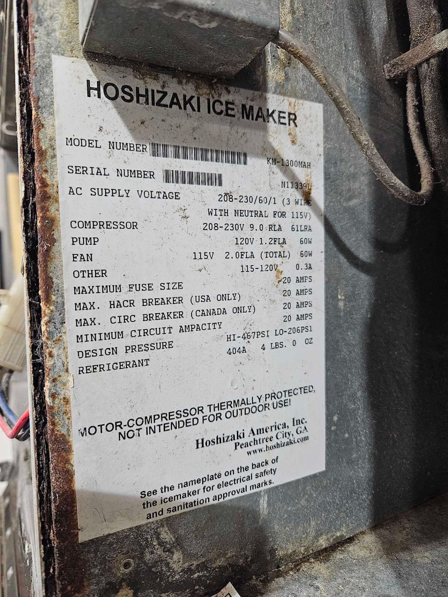 Hoshizaki Ice Maker - Image 5 of 11