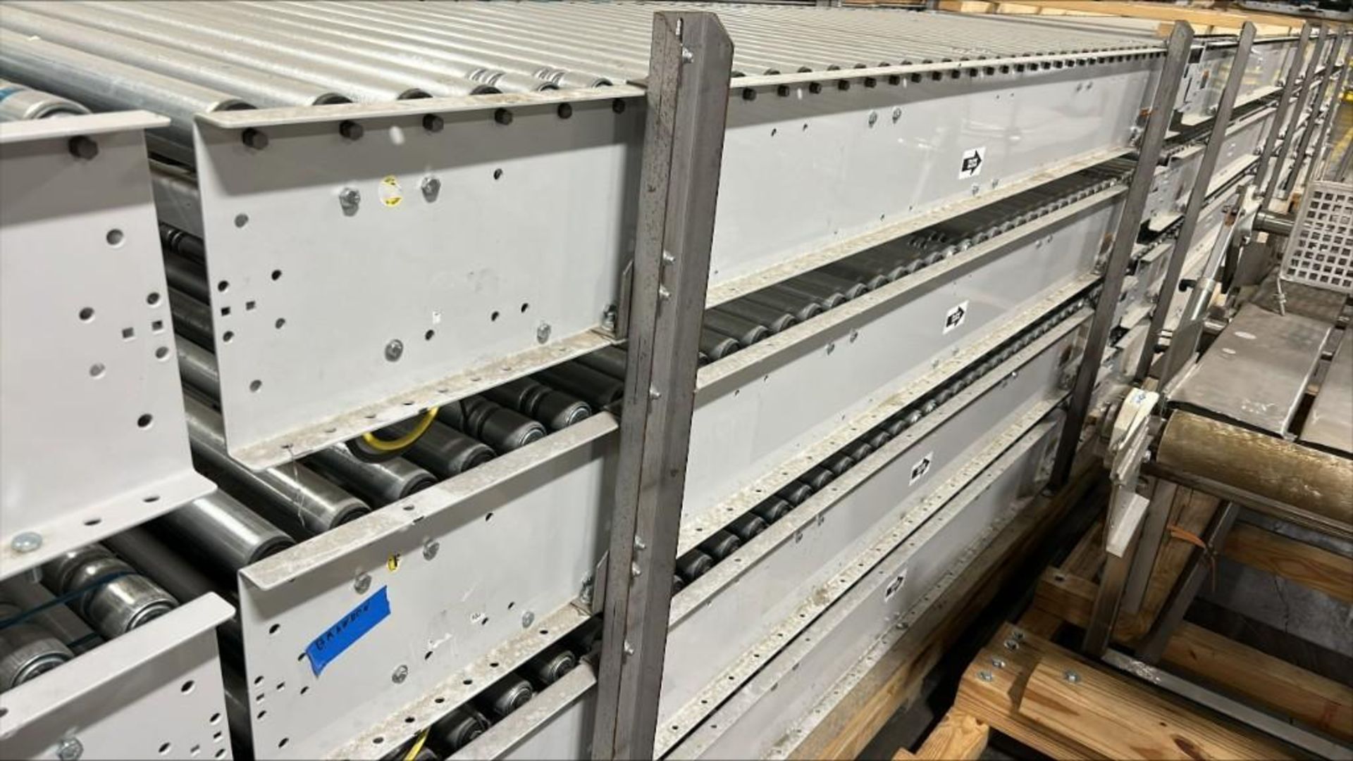 (4) Powered Roller Band Conveyors 10'L x 36" W - Image 3 of 3