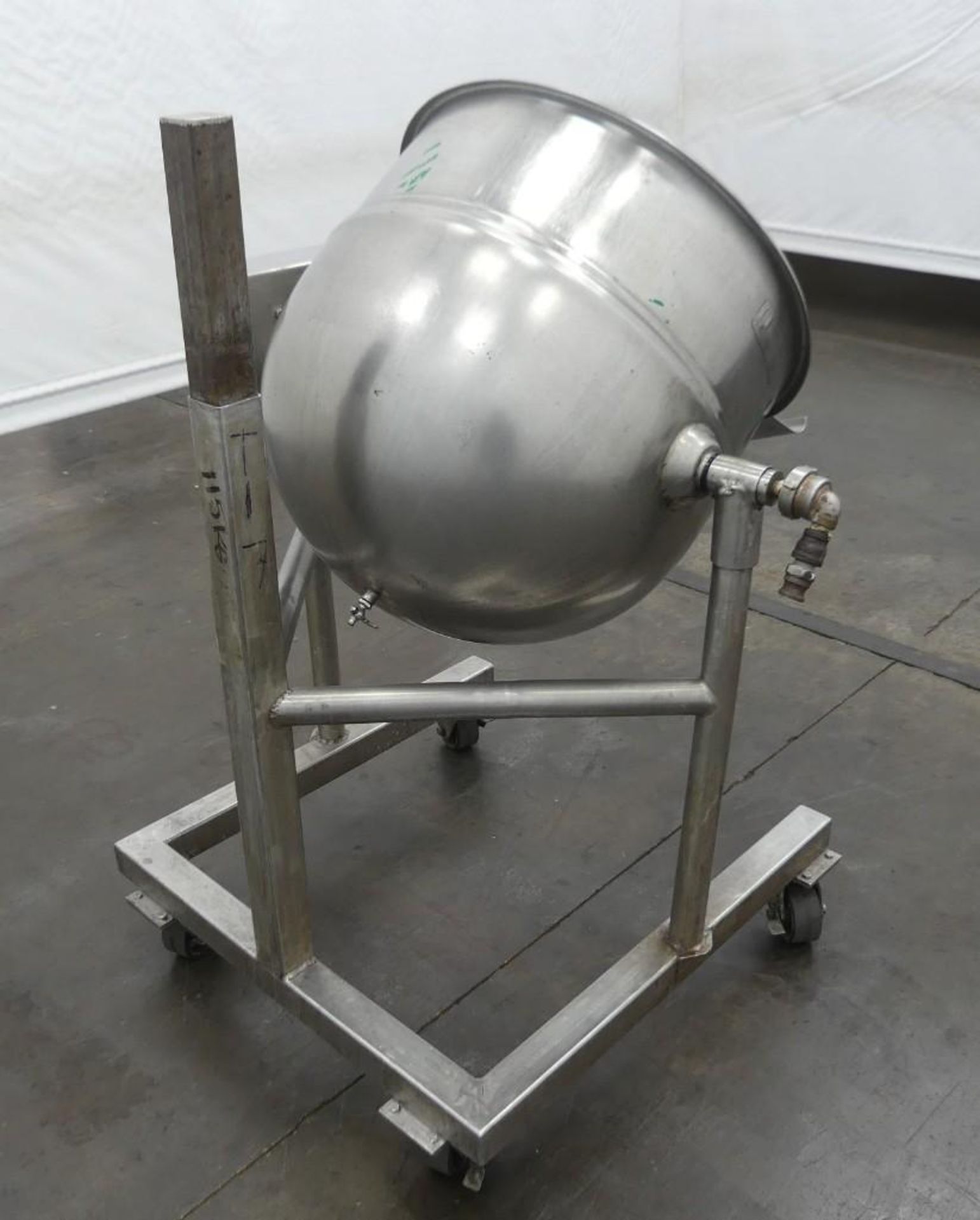 Legion TWT-40 40 Gallon Stainless Steel Jacketed Kettle - Image 3 of 8