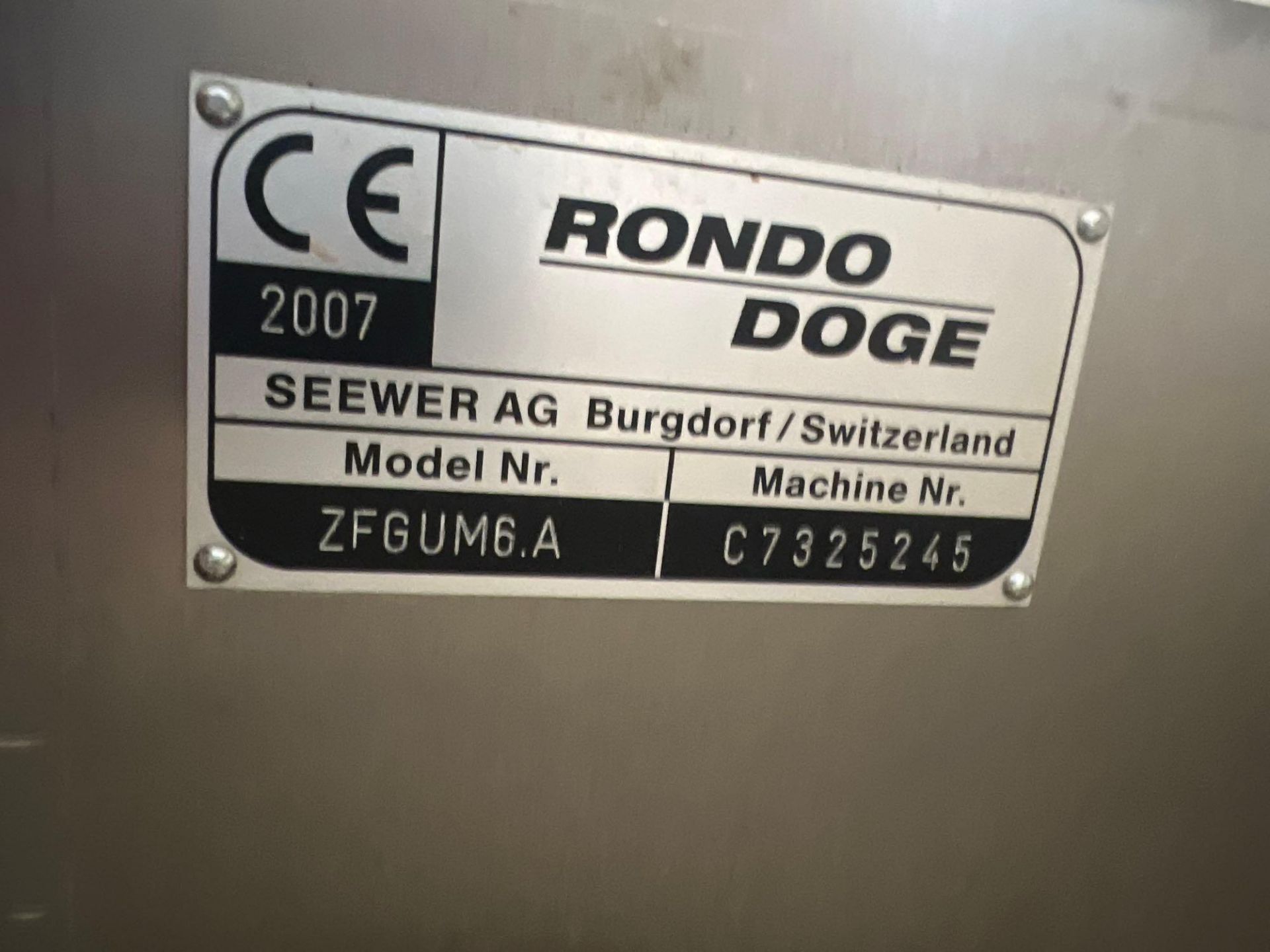 Rondo Doge ZFGUM6.A 6 Head Stainless Steel Depositor - Image 8 of 9