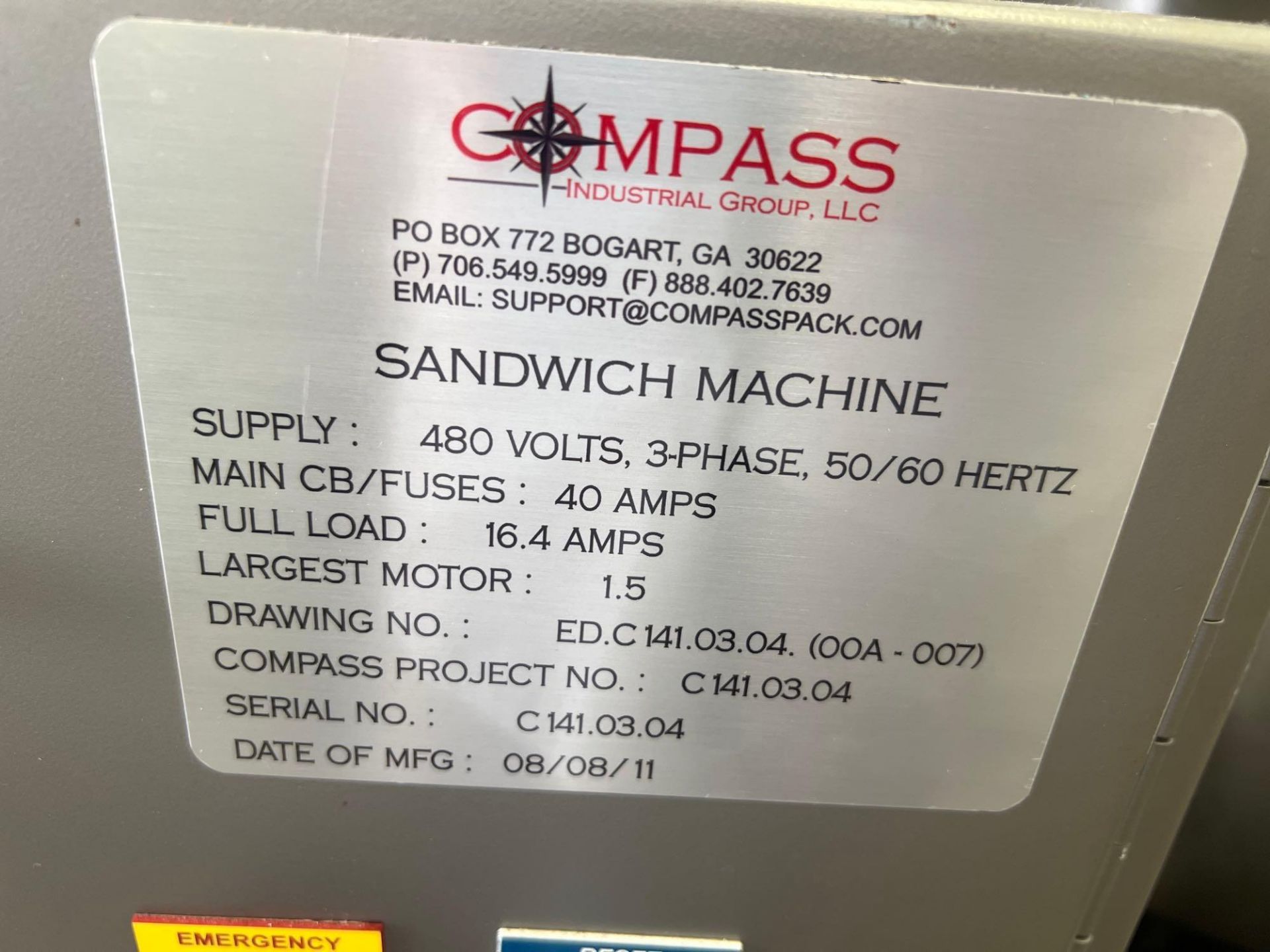 Compass Industrial Group Stainless Steel Sandwich Cookie Machine - Image 2 of 14