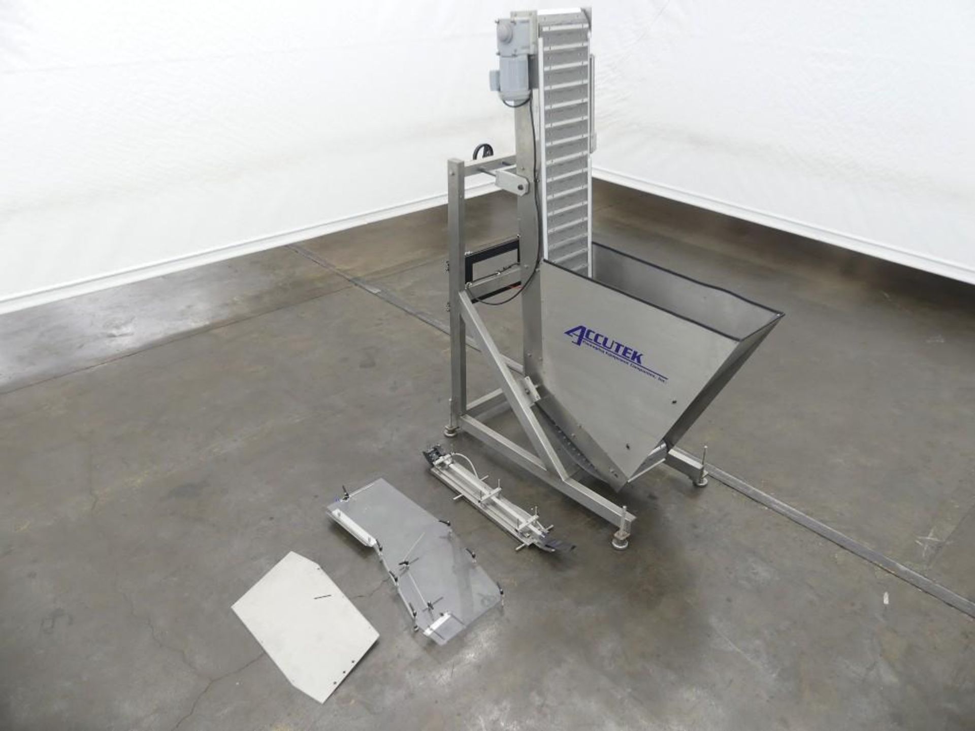 2019 AccuTek Packaging Equipment Co. 50-C0E-CH2 Stainless Steel Cap Loader Elevator - Image 5 of 25