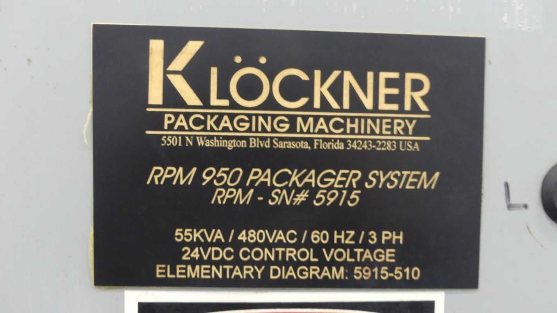 Klockner Bartelt RPM 950 Horizontal Rotary Form, FIll & Seal - Image 14 of 20