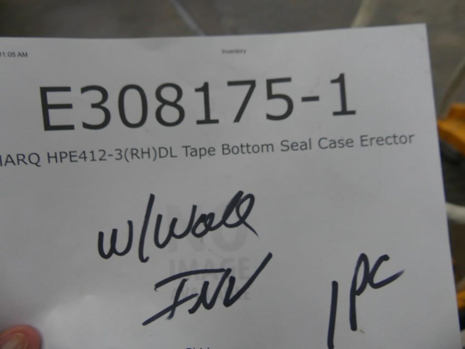 MARQ HPE412-3(RH)DL Tape Bottom Seal Case Erector - Image 24 of 50
