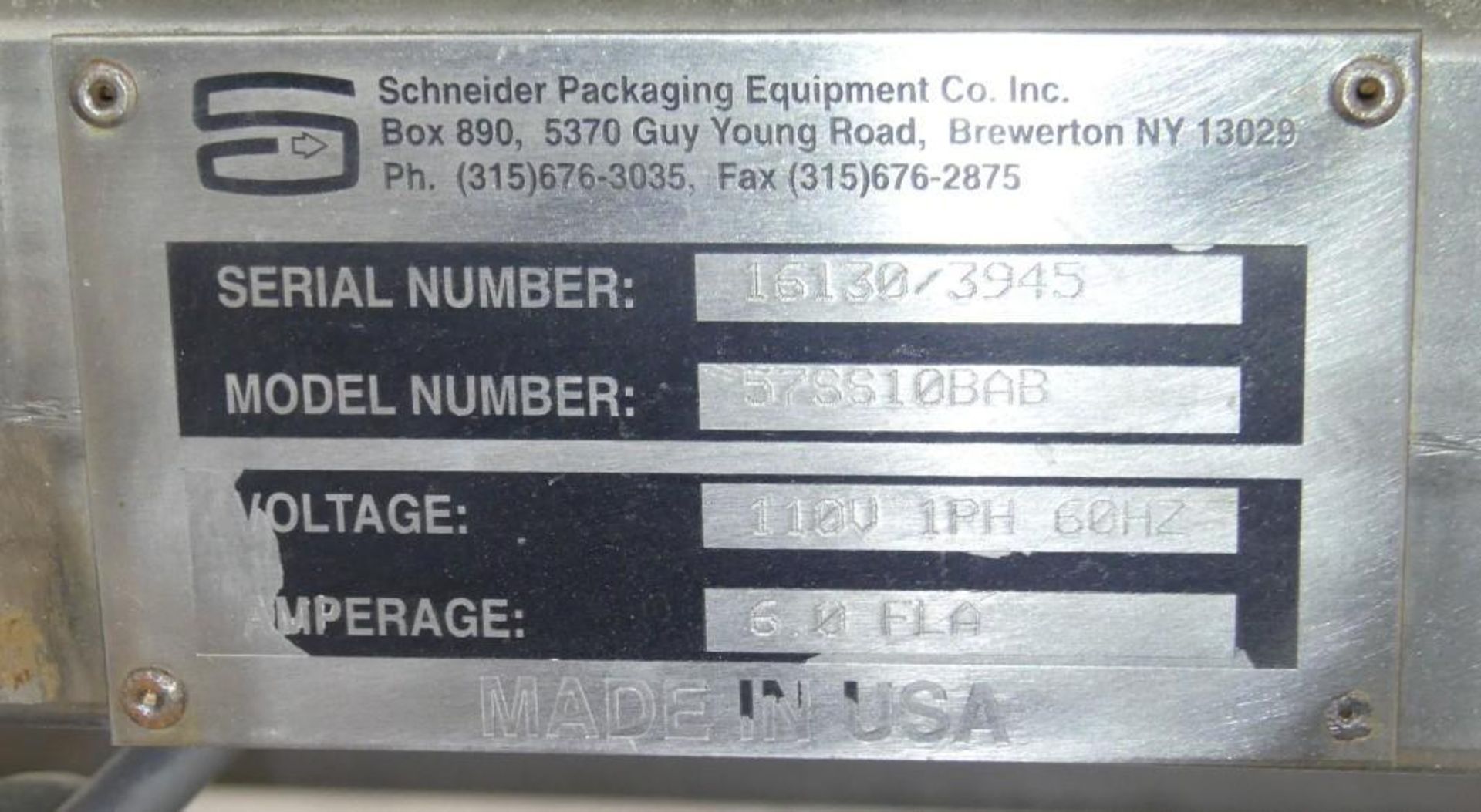 Schneider Packaging Equipment Co. 57SS10BAB with a Goring Kerr Metal Detector - Image 24 of 25