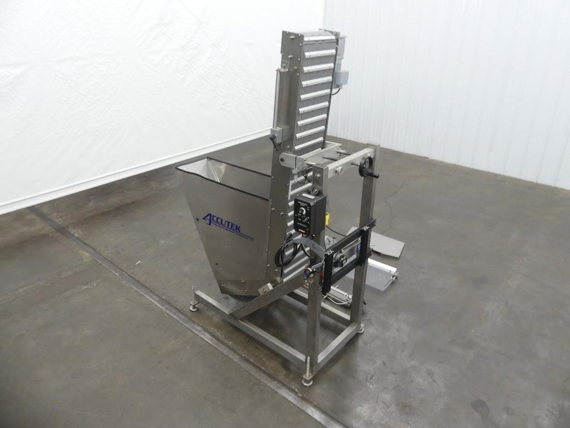 2019 AccuTek Packaging Equipment Co. 50-C0E-CH2 Stainless Steel Cap Loader Elevator - Image 3 of 25