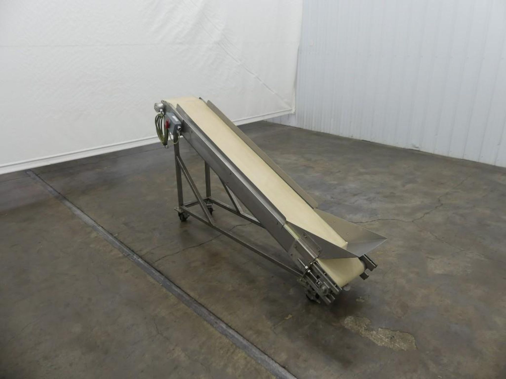 Buhler Incline Conveyor -on Casters