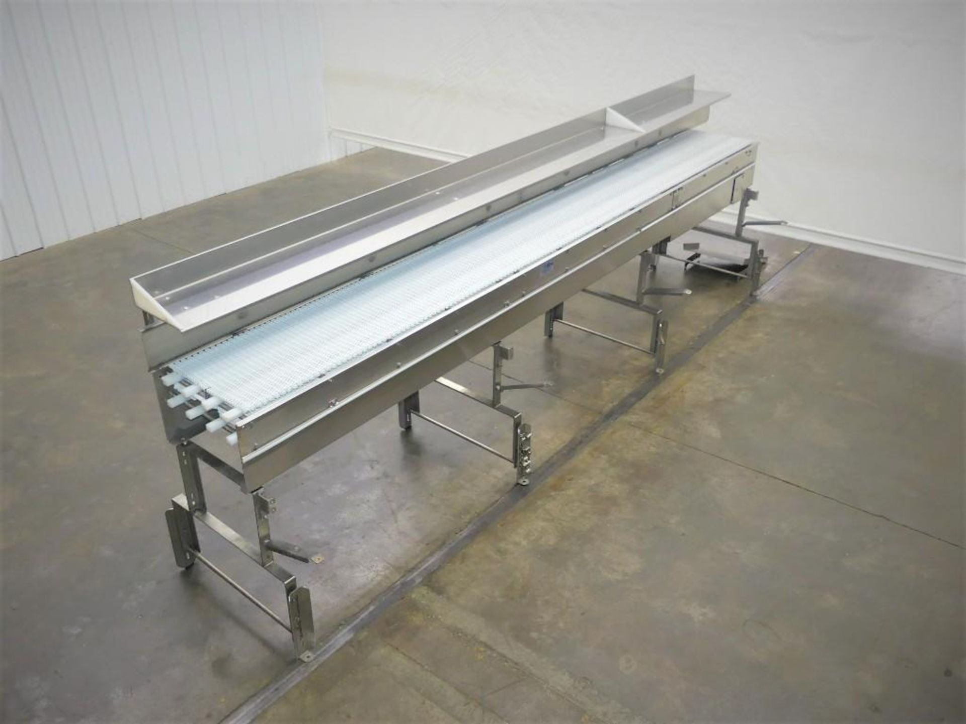 Nercon 162" L by 18" W Hand Pack Conveyor