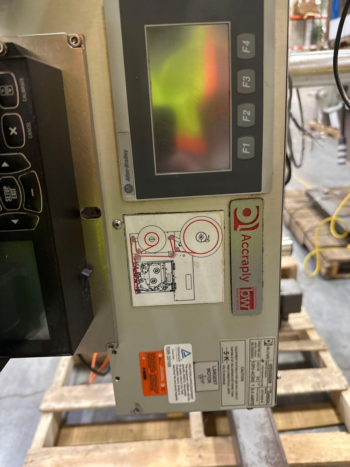 Accraply PAZ ZE500-6 Print and Apply Pressure Sensitive Labeler - Image 6 of 10