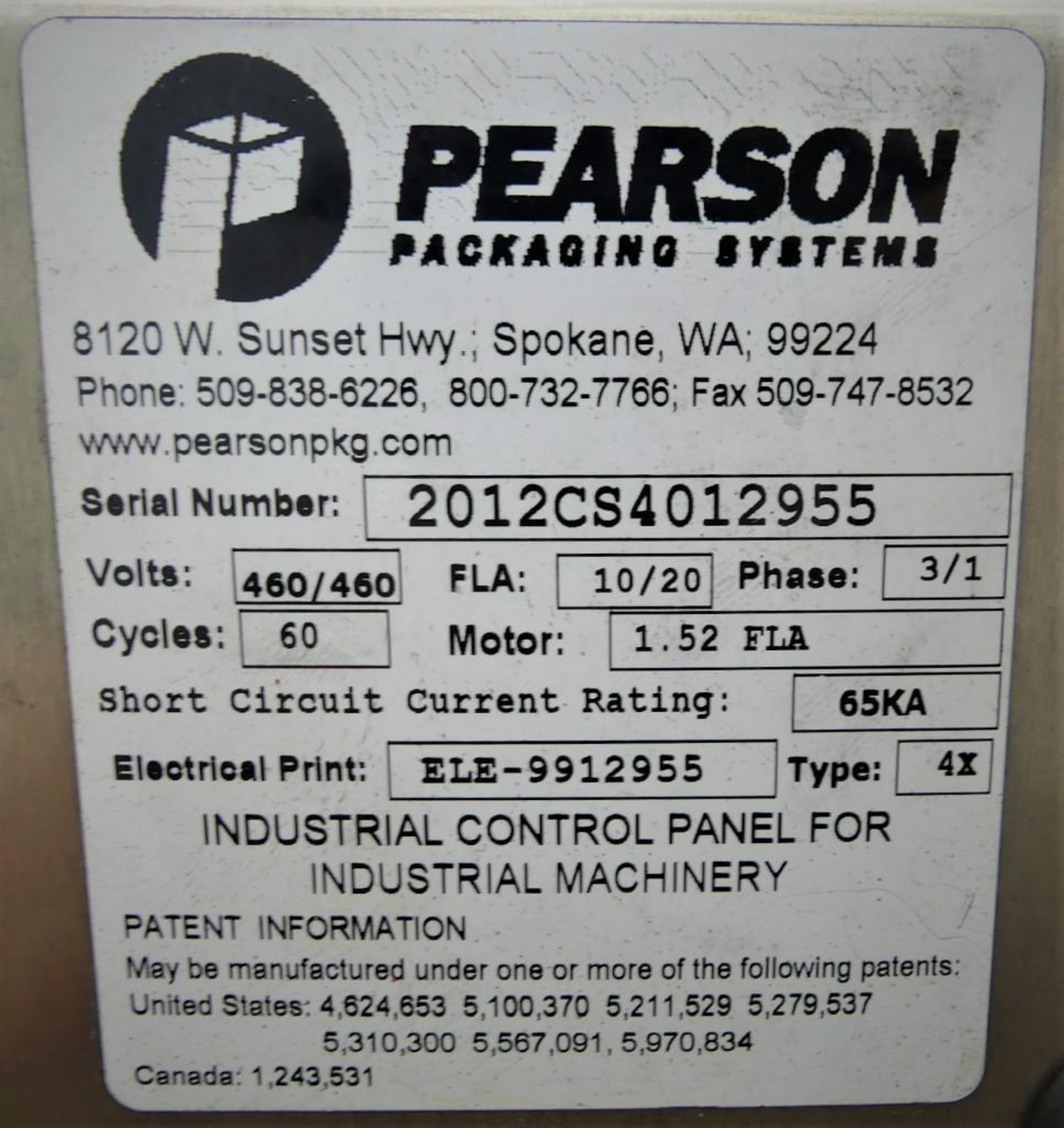 Pearson CS40 Automatic Top Sealing Glue Case Sealer - Image 17 of 17