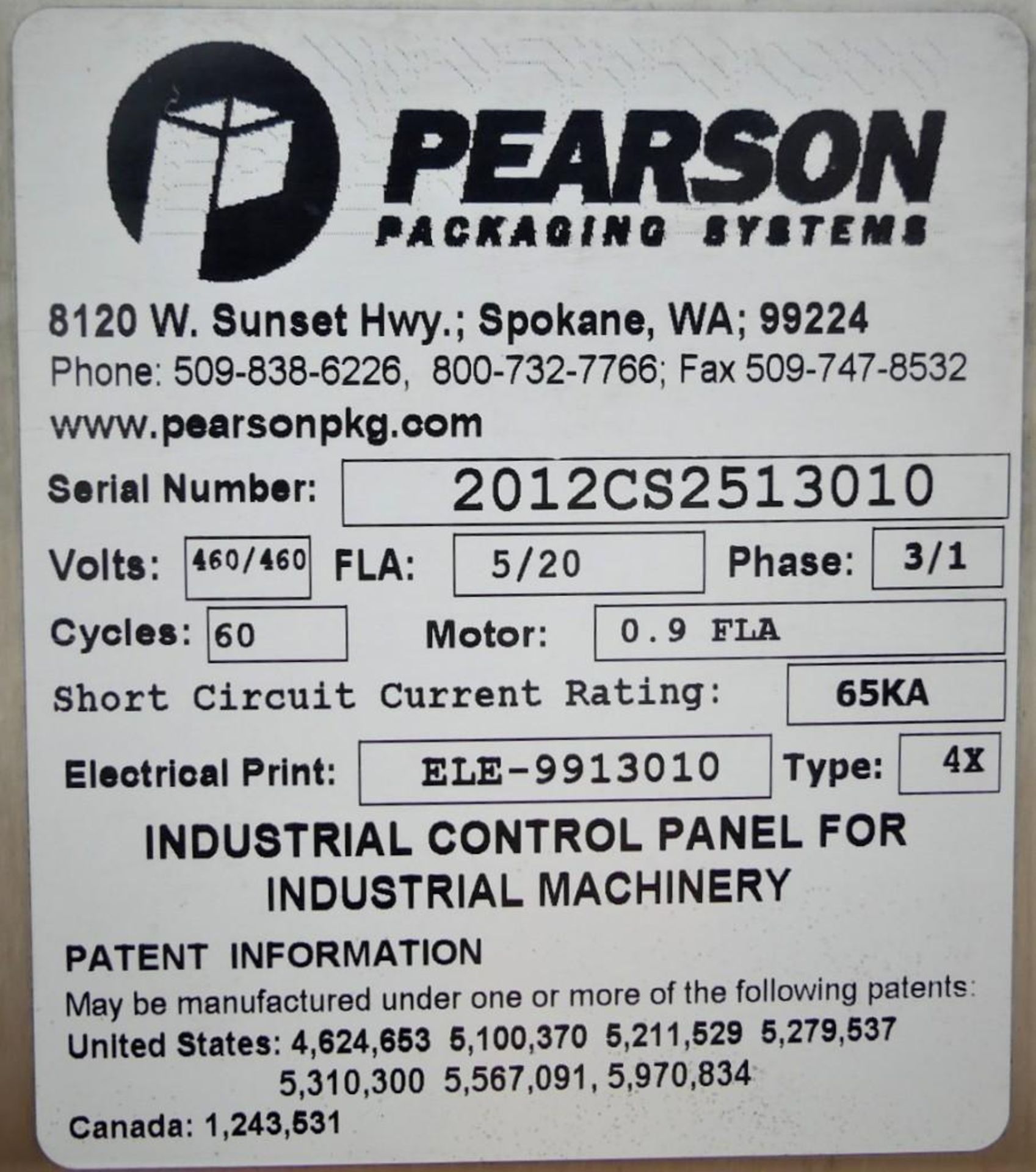 Pearson CS25 Stainless Steel Glue Case Sealer - Image 22 of 22