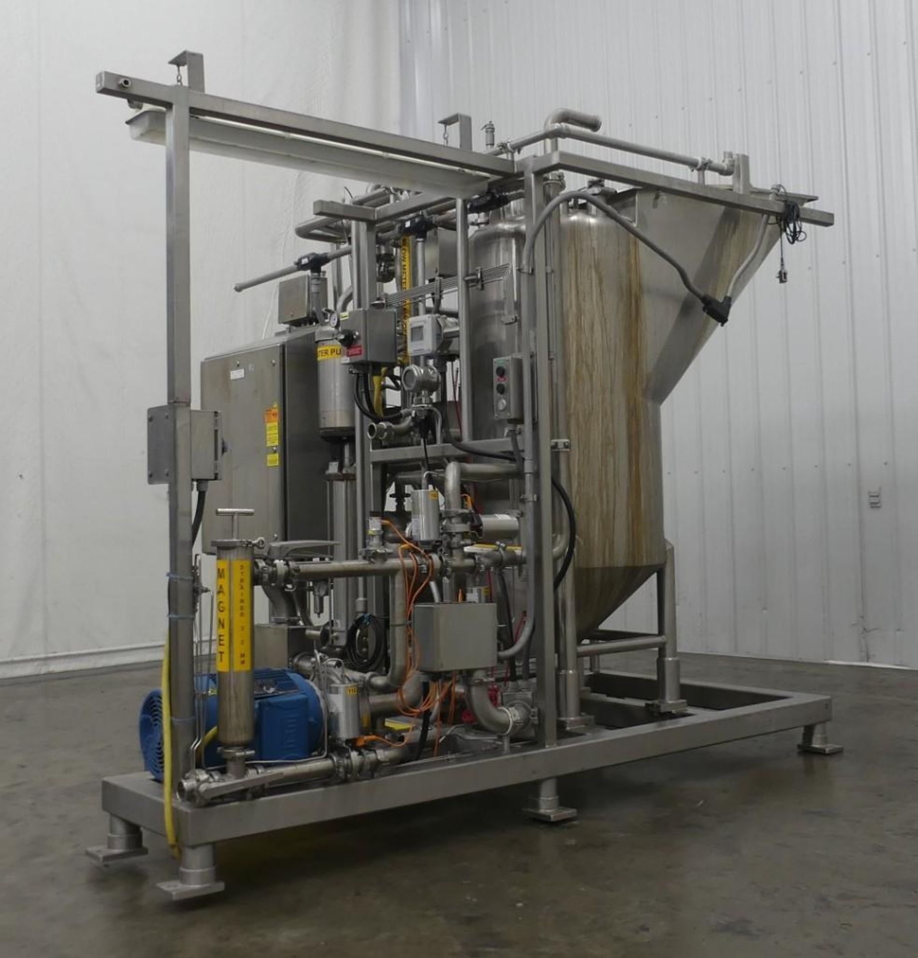 Liquid Process Circulation and Pump System with 165 Gallon Stainless Steel Single Wall Tank - Image 2 of 27