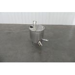 Stainless Steel 20 Gallon Tank with Hinged Lid