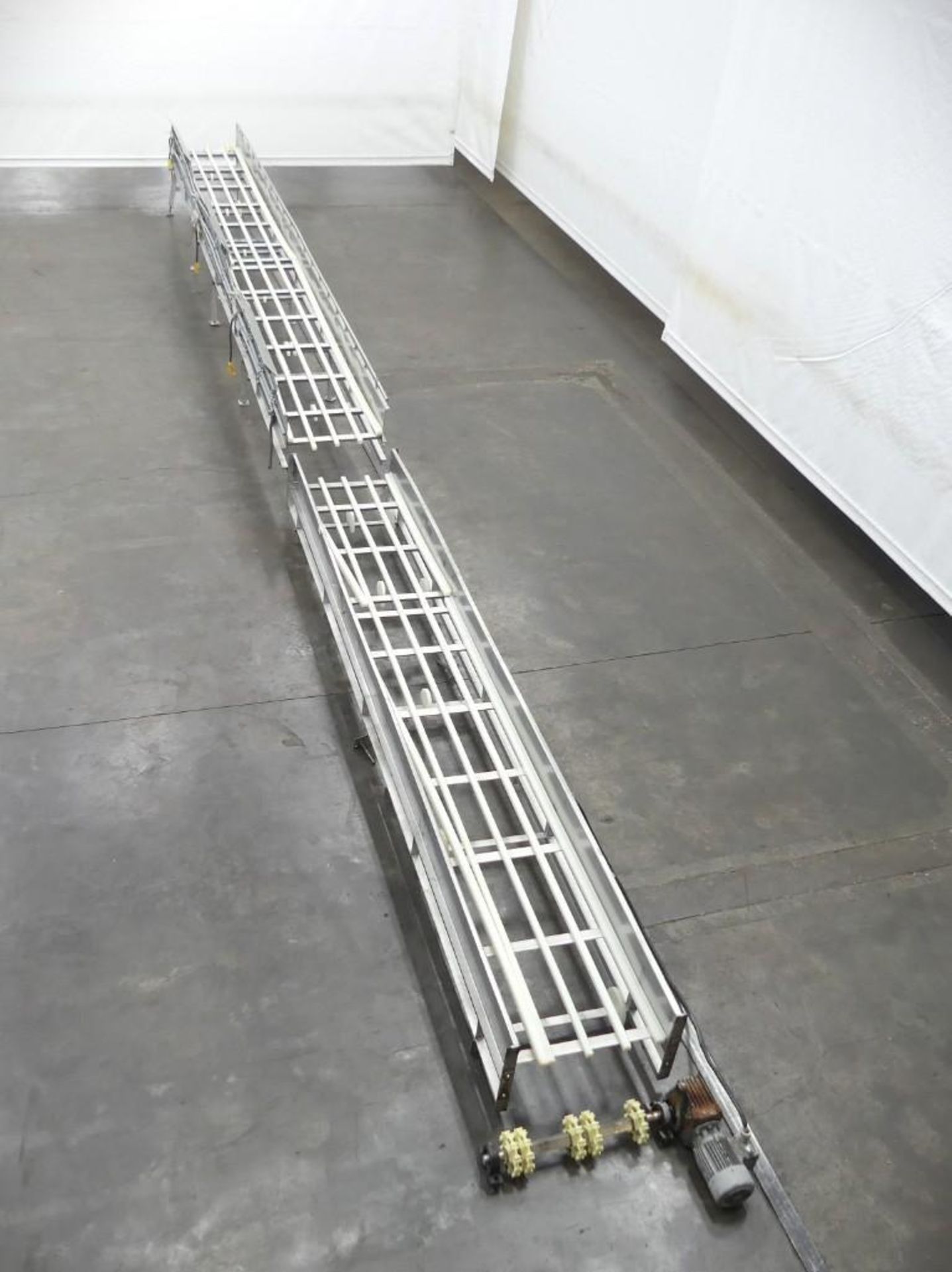 Two Sections of Stainless Steel Conveyor Frame - Bild 2 aus 10