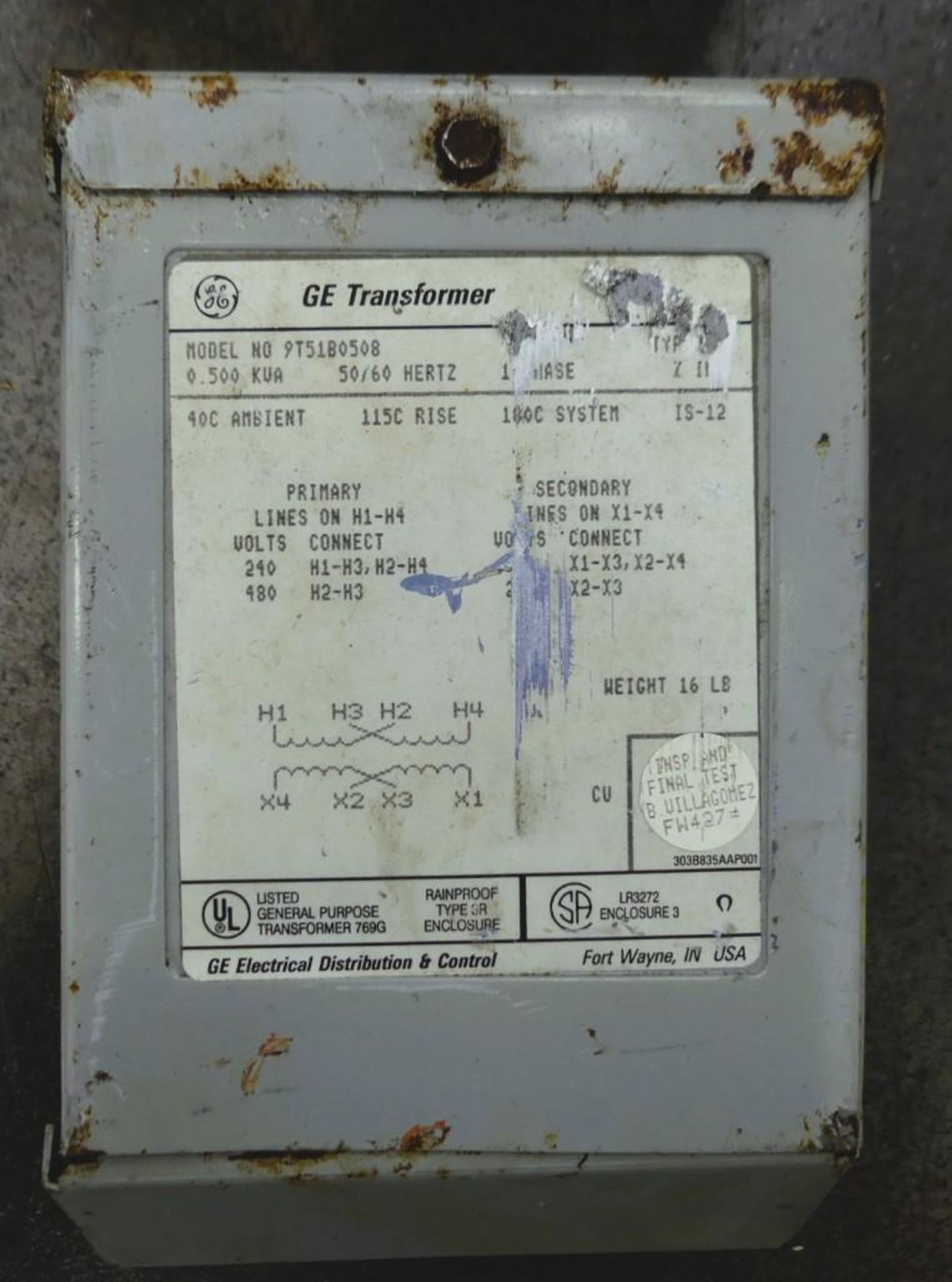 Square D Sorgel 75kVA 3Phase Insulated Transformer - Image 16 of 22
