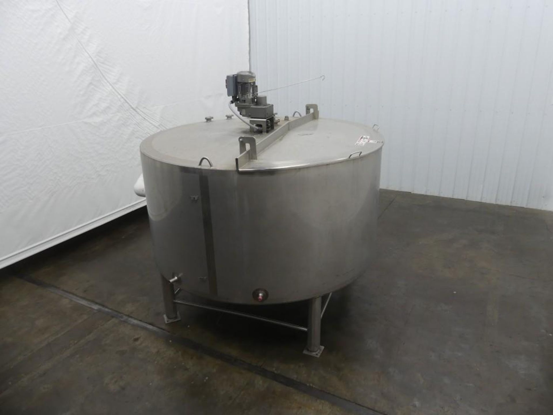 Walker 1000 Gallon 316L Stainless Steel Jacketed Mix Tank