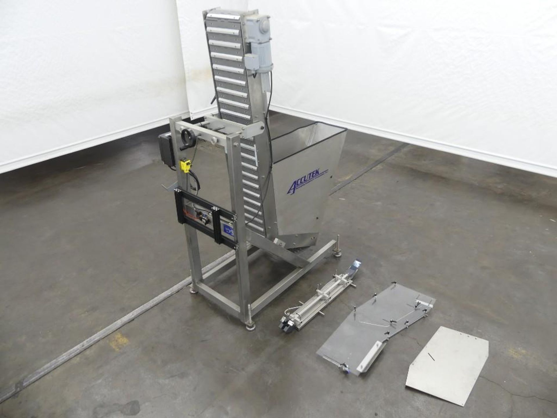 2019 AccuTek Packaging Equipment Co. 50-C0E-CH2 Stainless Steel Cap Loader Elevator - Image 4 of 25