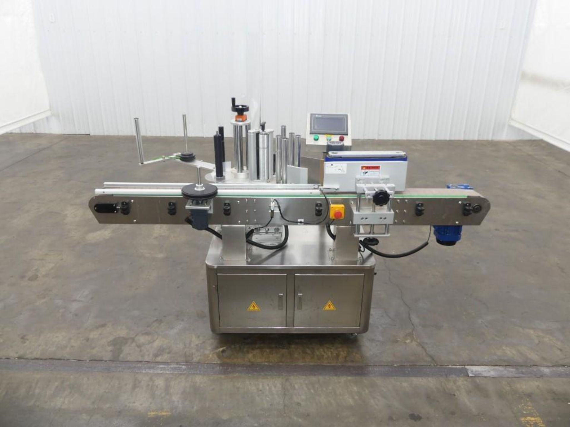 Stainless Steel Wraparound Glue Labeler with 4 Inch Wide x 78 Inch Long Conveyor - Image 18 of 40