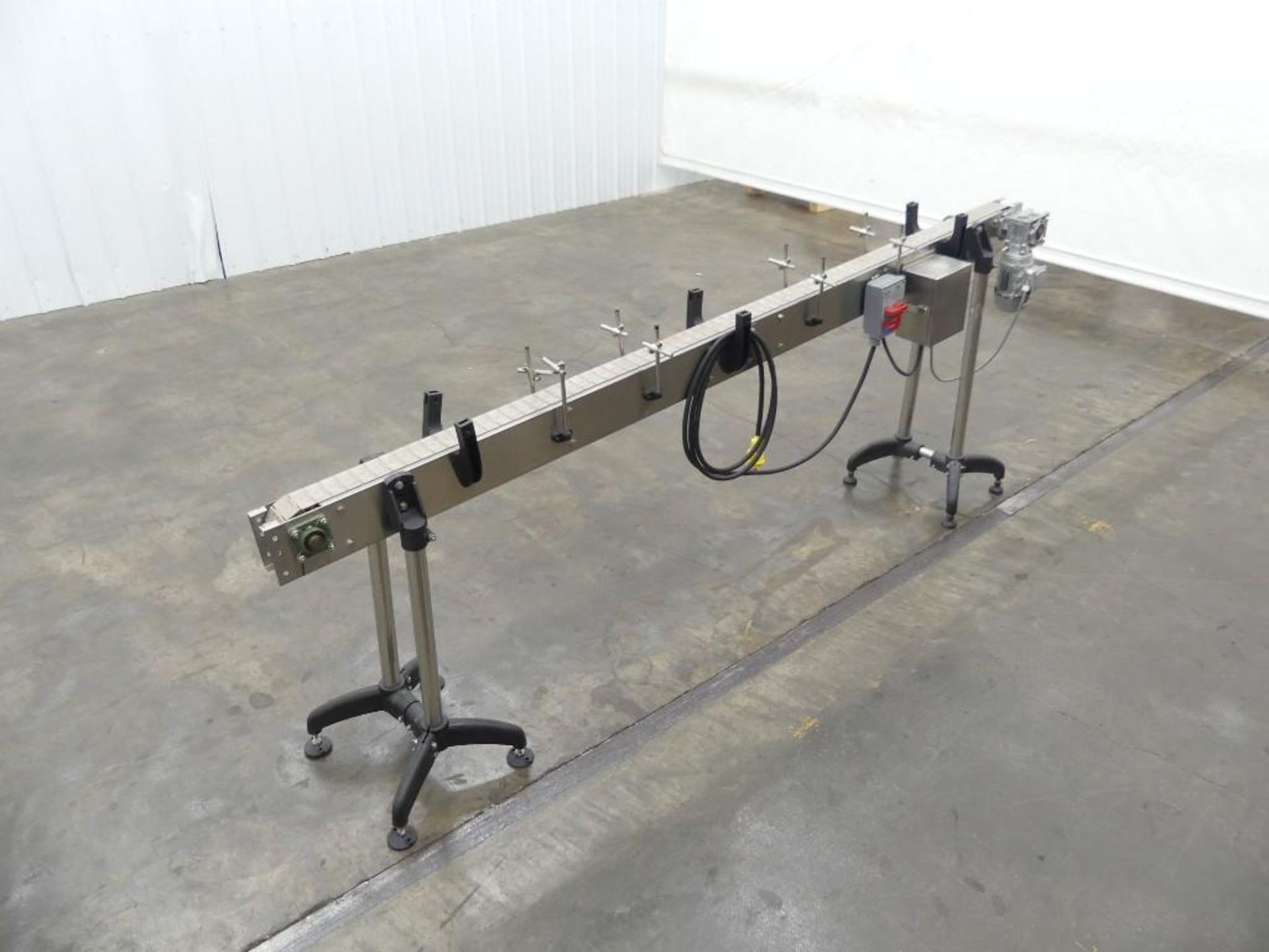 116" x 3.25" Plastic Belt Conveyor - Image 2 of 13