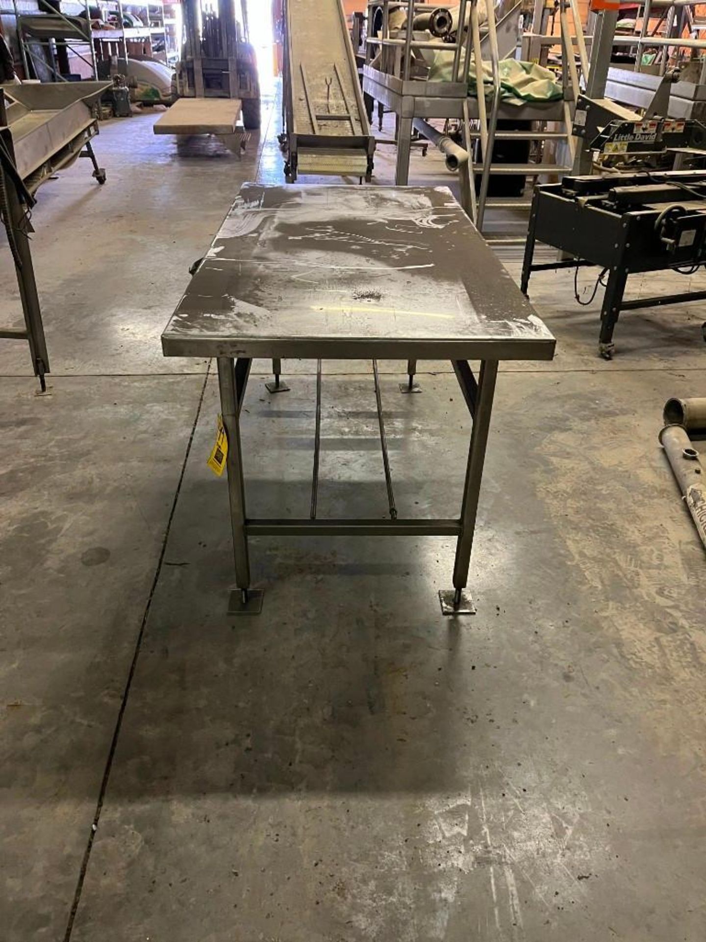 SS 36"W x 72"L Industrial Table