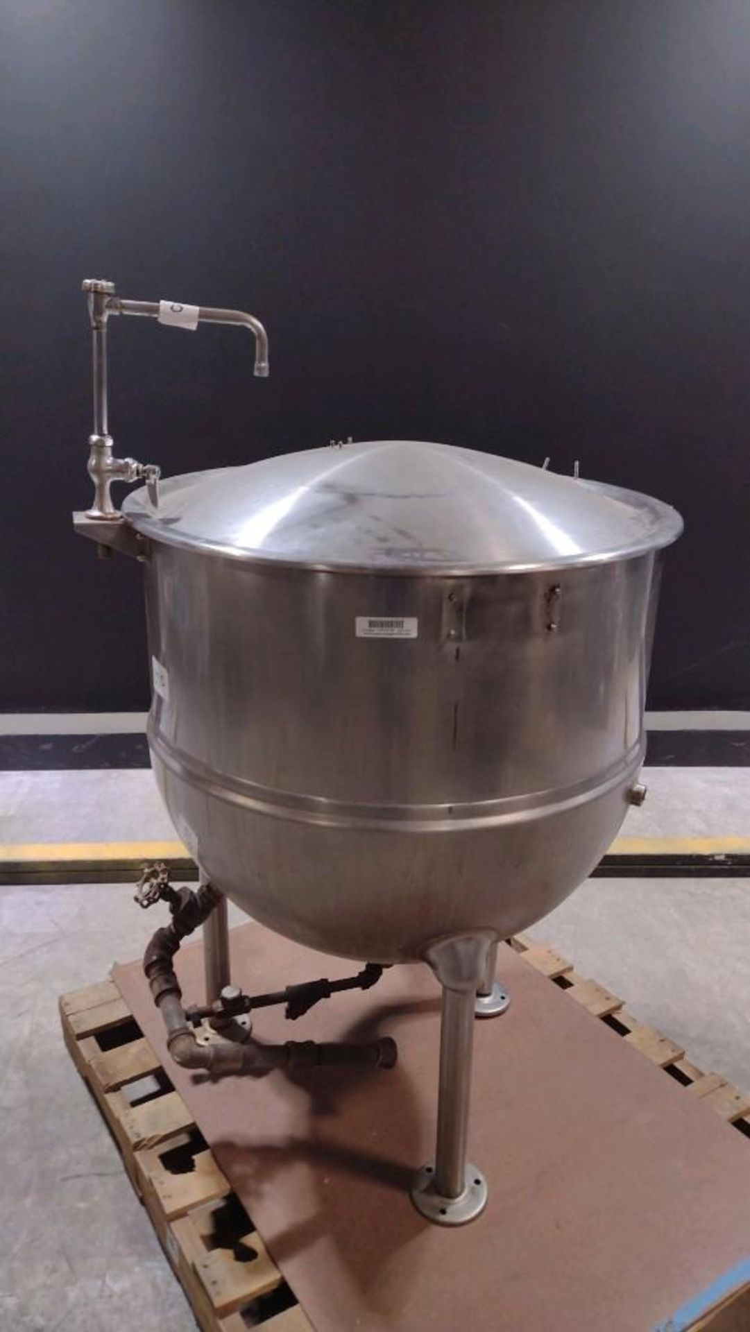 Groen FT80 80 Gallon Direct Steam Stainless Steel Kettle