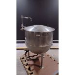 Groen FT80 80 Gallon Direct Steam Stainless Steel Kettle