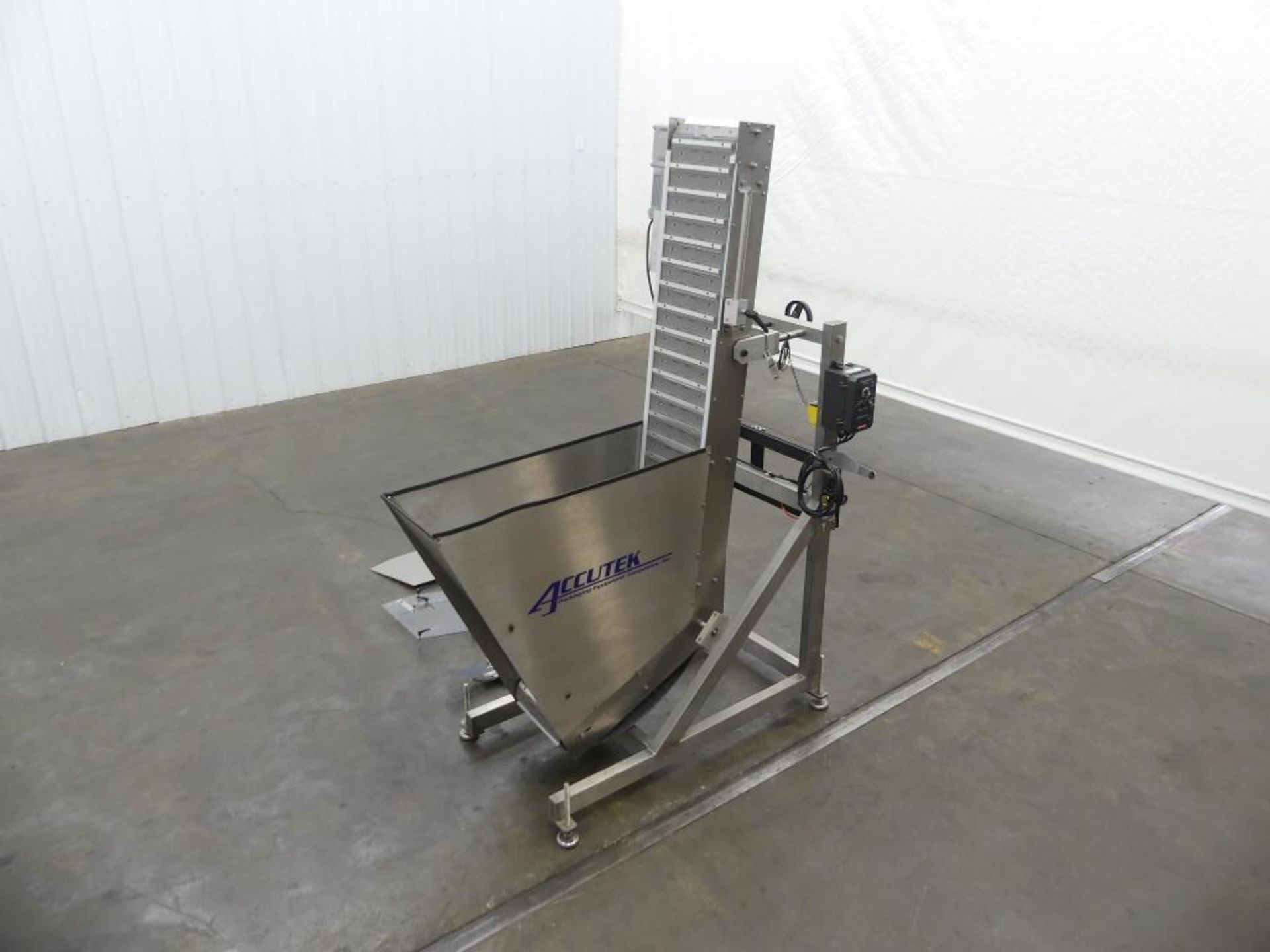 2019 AccuTek Packaging Equipment Co. 50-C0E-CH2 Stainless Steel Cap Loader Elevator - Image 2 of 25