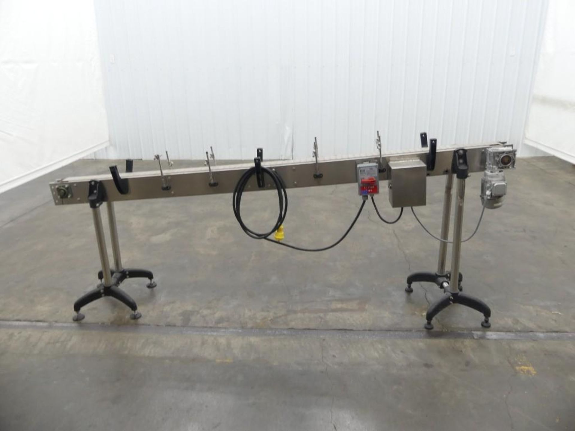 116" x 3.25" Plastic Belt Conveyor