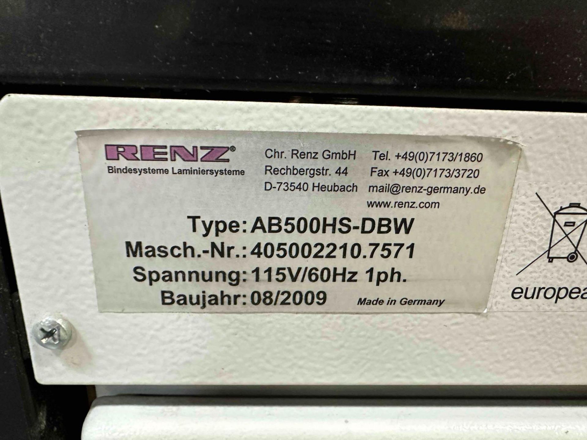 Renz Manual Autobind 500 HS - Image 11 of 11