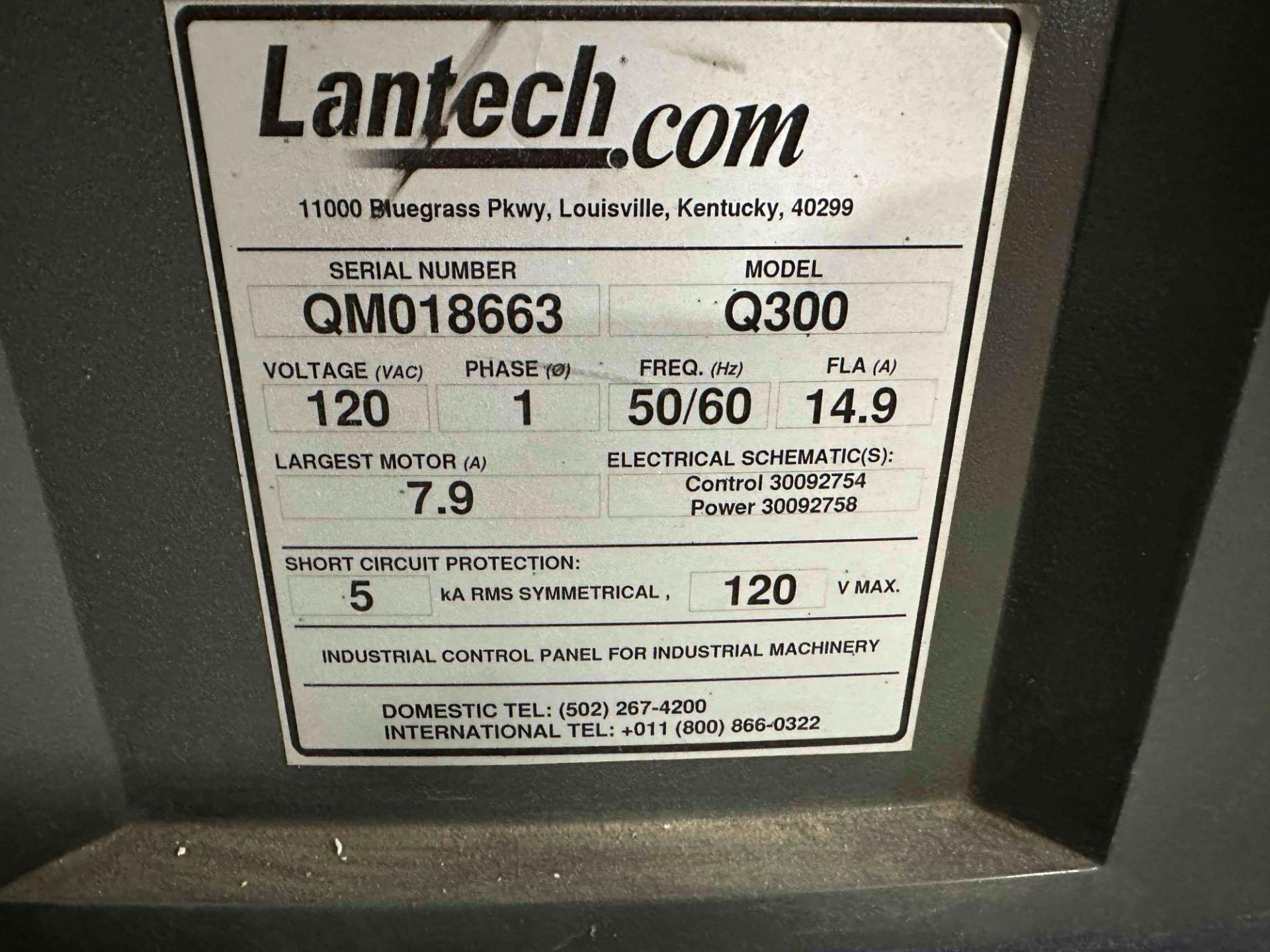 Lantech Q300 Series Stretch Wrapper - Image 6 of 6