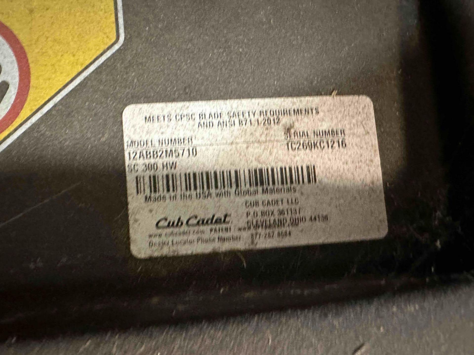 Cub Cadet SC 300 hw signature cut series push mower - Image 2 of 5