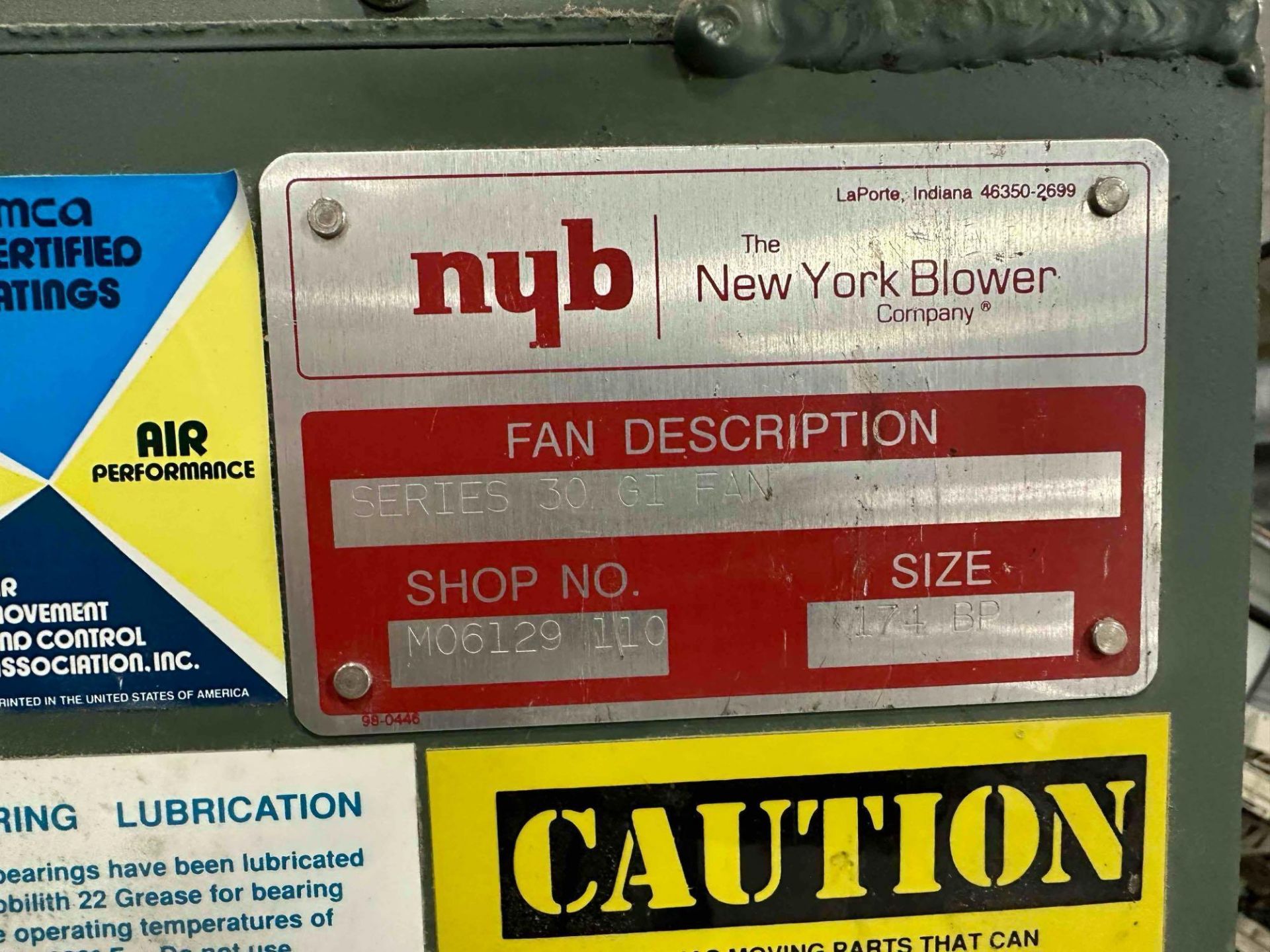 NewYorkBlower Series 30 GI Fan - Image 3 of 3