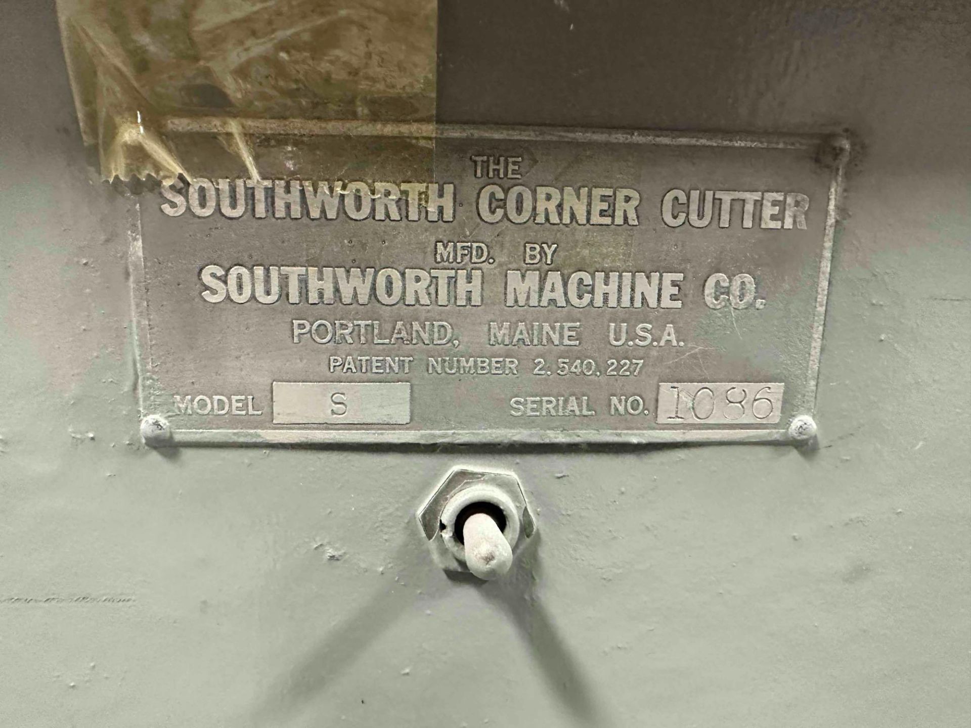 Southworth Corner Cutter model S - Image 7 of 7
