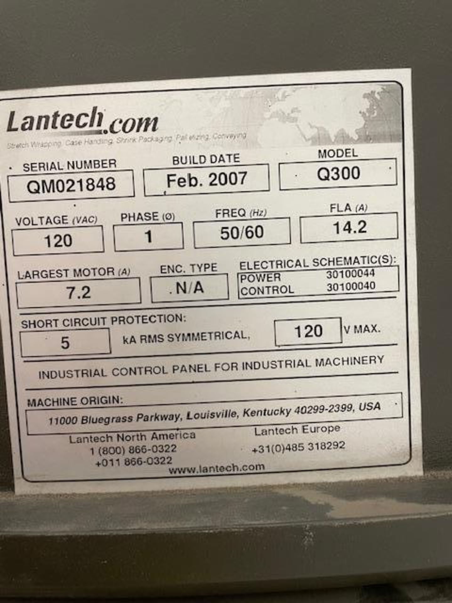 Lantech Stretch Wrapper Q300 - Image 4 of 4