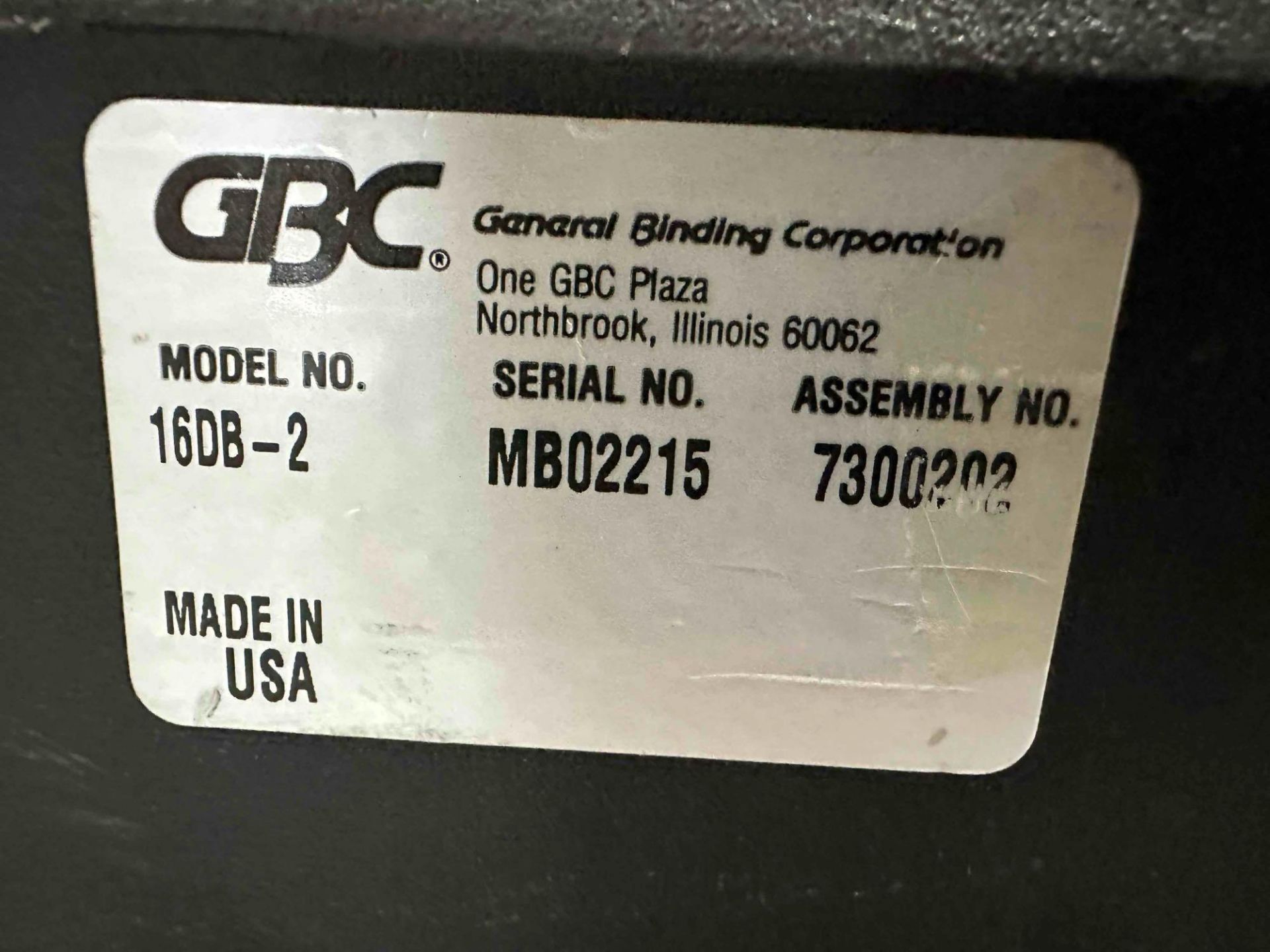 GBC 16DB 16 inch Manual CombBind Comb Opener - Bild 3 aus 3