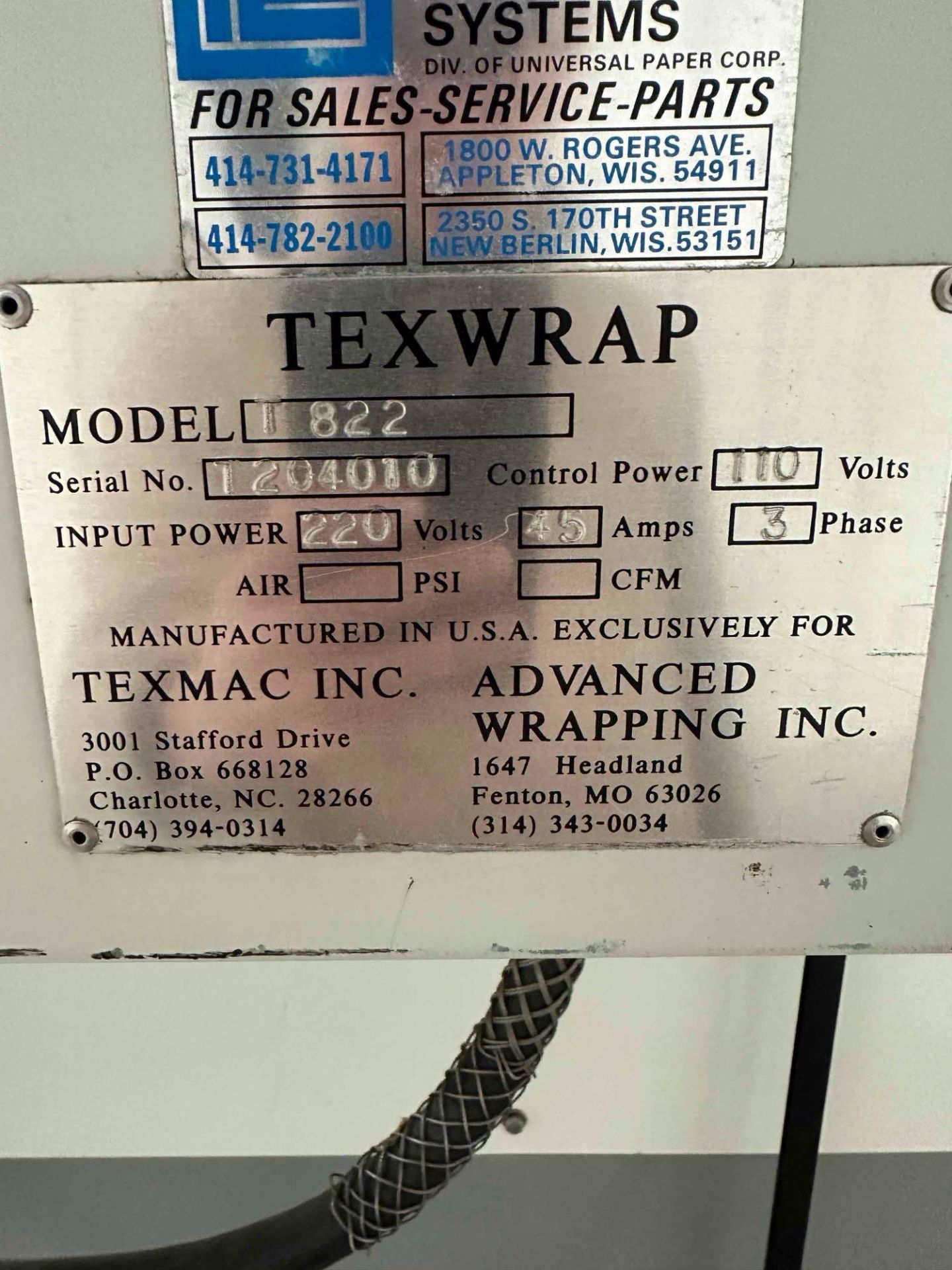 Texwrap model T 822 - Image 8 of 8