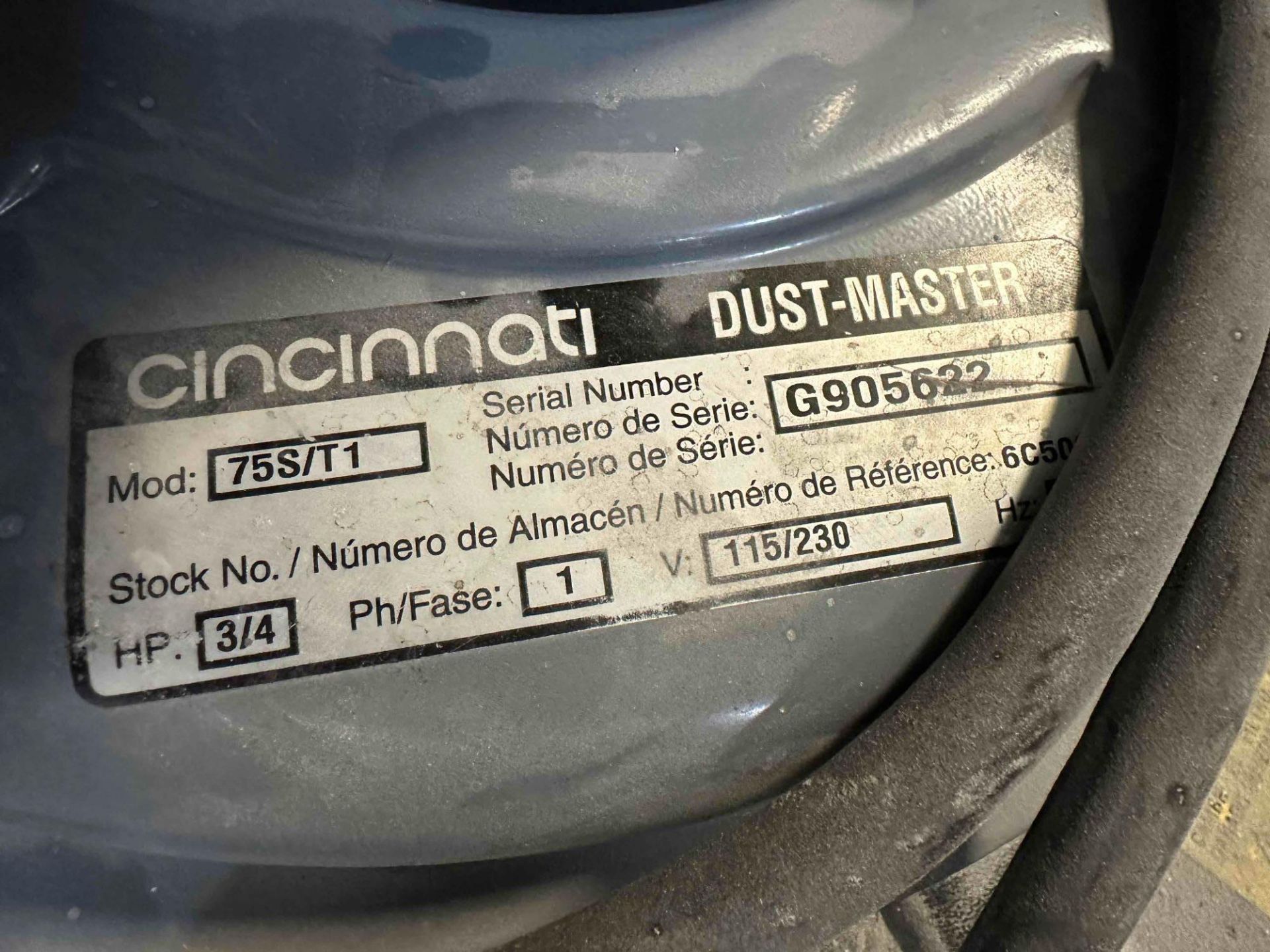 Cincinnati Dust-Master 75S/T1 - Image 2 of 3