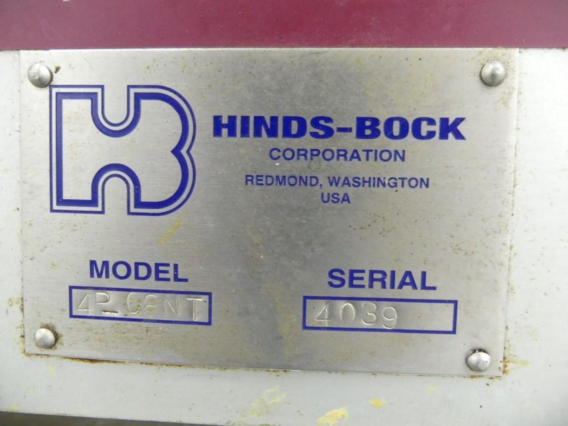 Hinds Bock 4 Head Table Top Depositor - Image 9 of 9