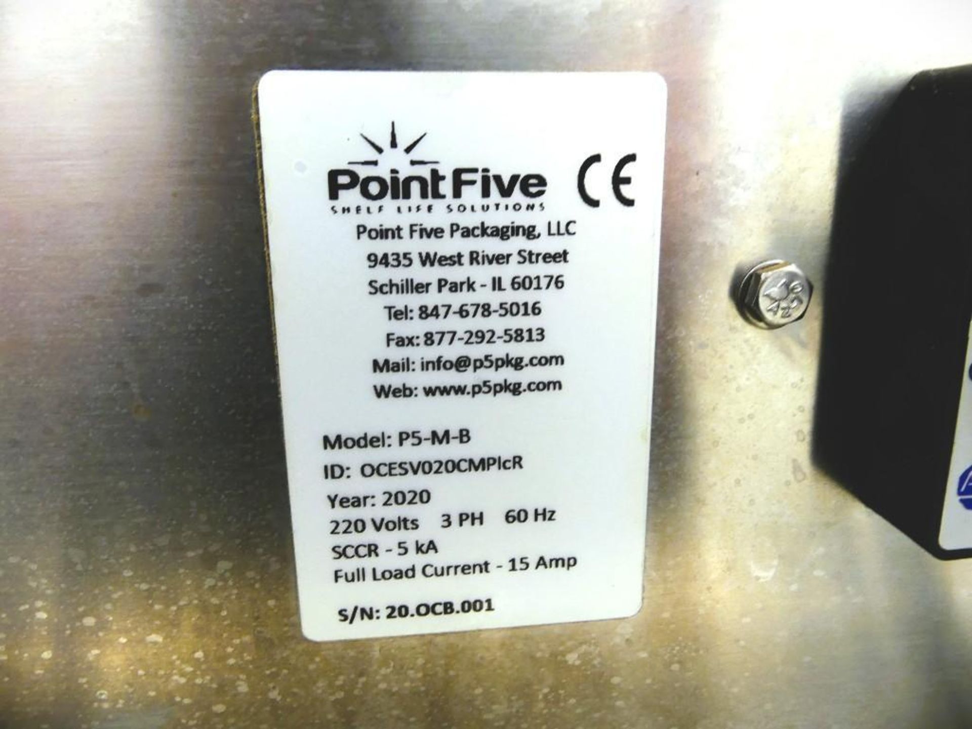 Point Five P5-M-B Semi-Automatic Stainless Steel Tray Sealer - Bild 23 aus 24